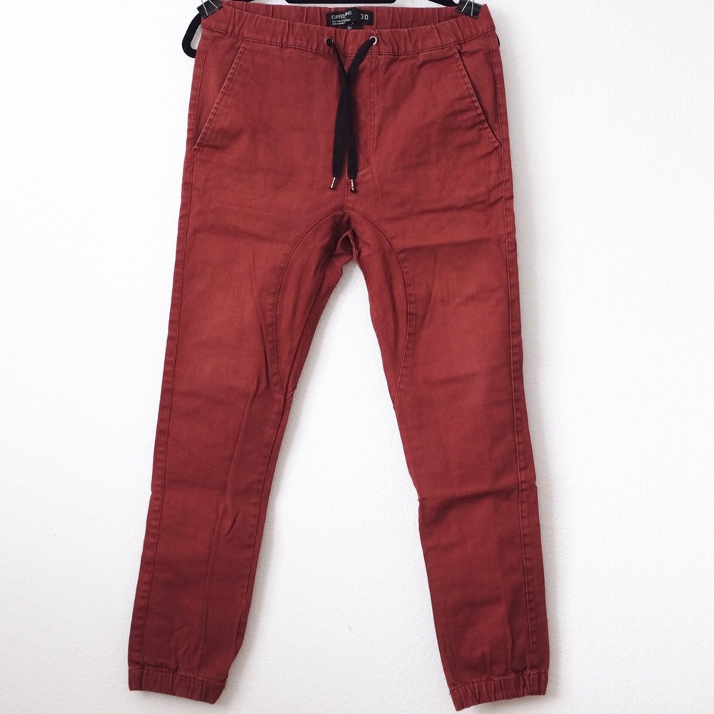 Cotton On slim-fit cuffed chinos, sz 30